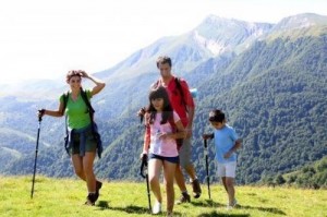 Adoption blog picture showing a family hiking